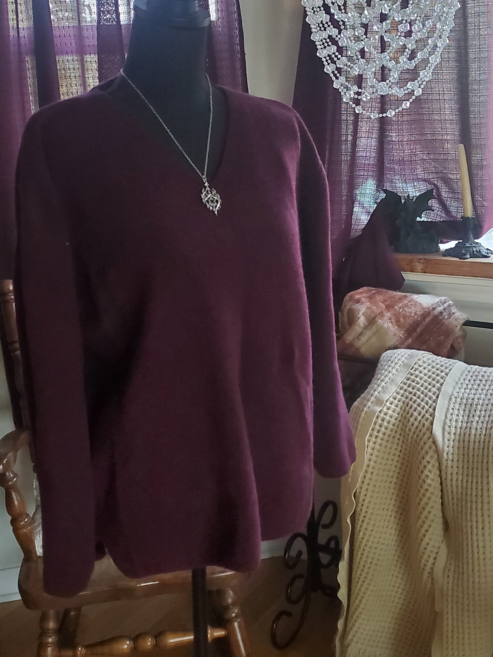 Eddie Bauer 100% Merino Sweater